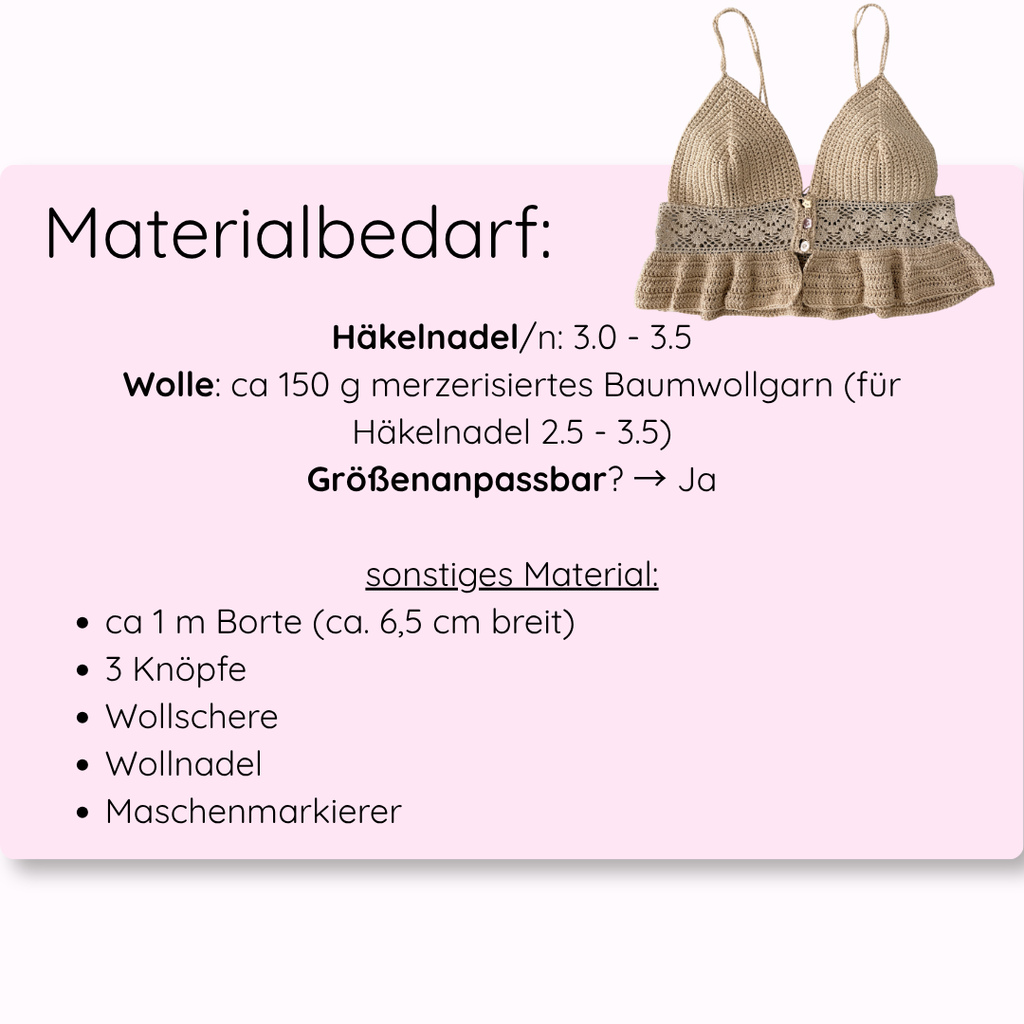 Top "Lara" - sommerliche Häkelanleitung