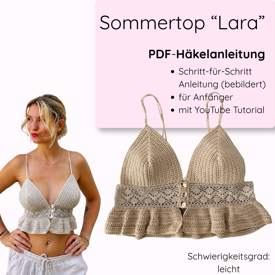 Top "Lara" - sommerliche Häkelanleitung